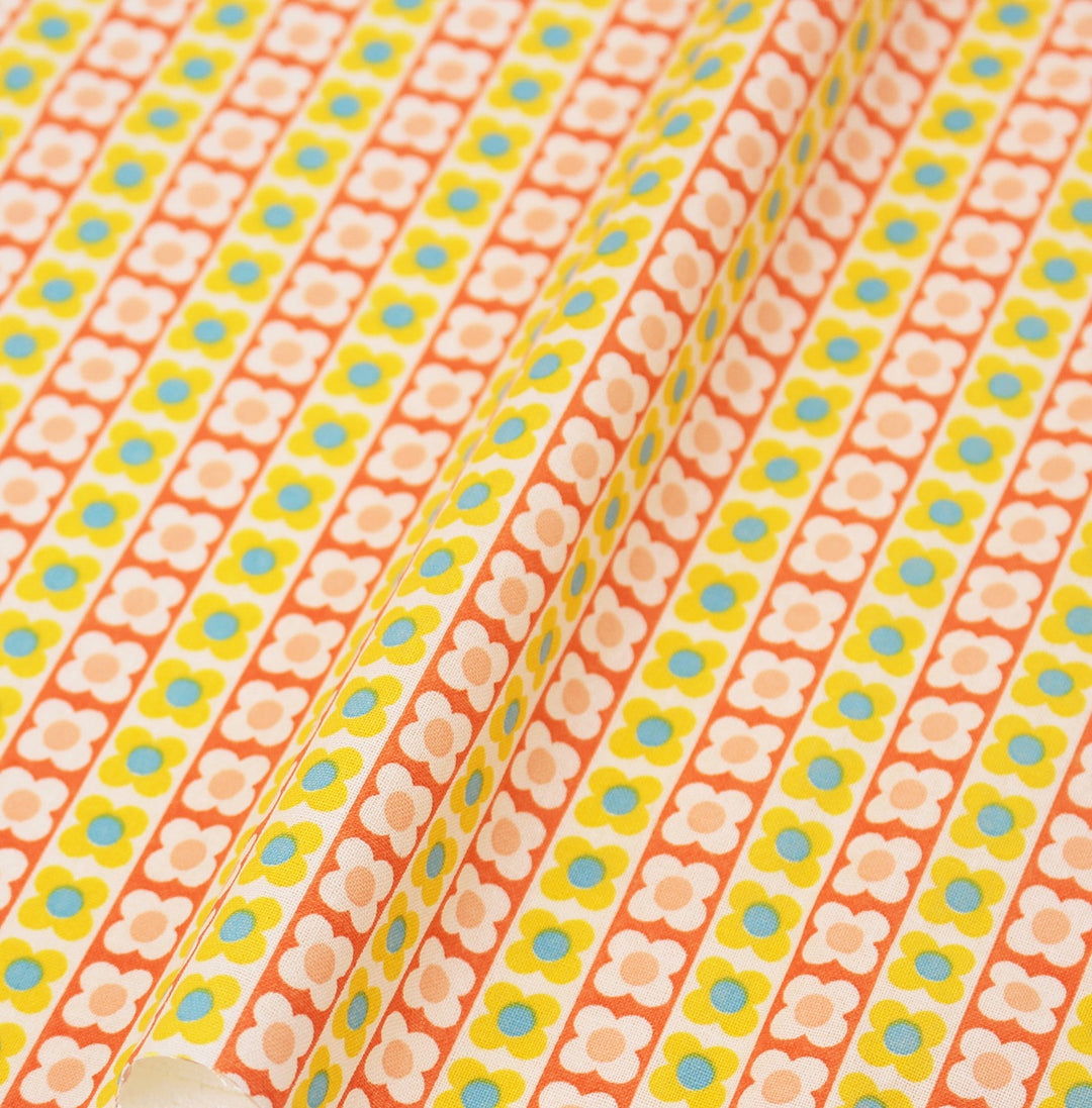 Retro 70's Daisy Chain in Citrus