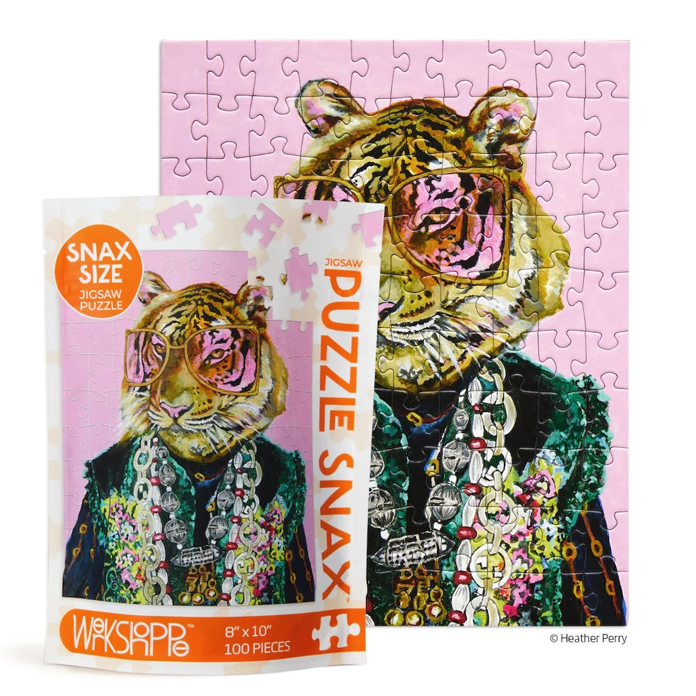 Werkshoppe Rose Coloured Glasses 100 pc Puzzle Snax