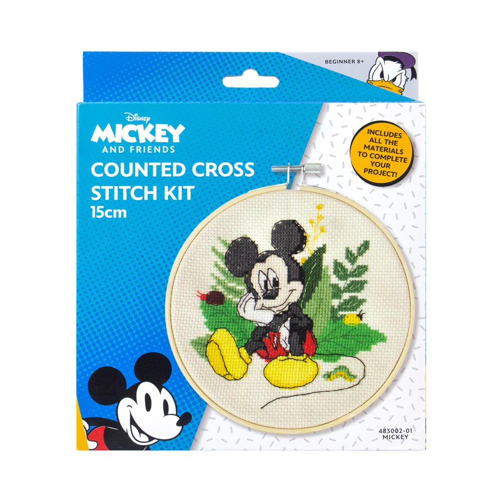 Disney Mickey & Friends - Mickey Counted Cross Stitch Kit