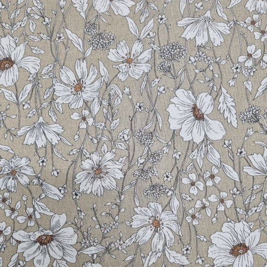 Kaikoma Floral Taupe