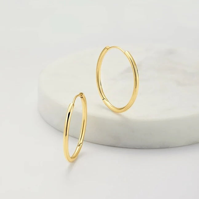 Delilah Hoop Large - Gold