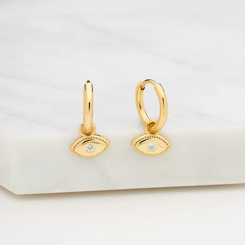 Evil Eye Earring Gold