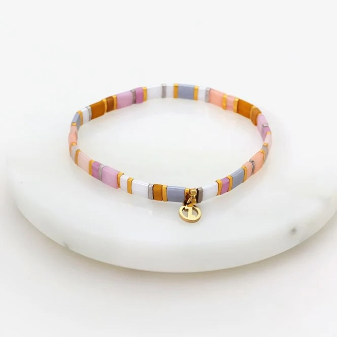 Tile Bracelet - Pastel