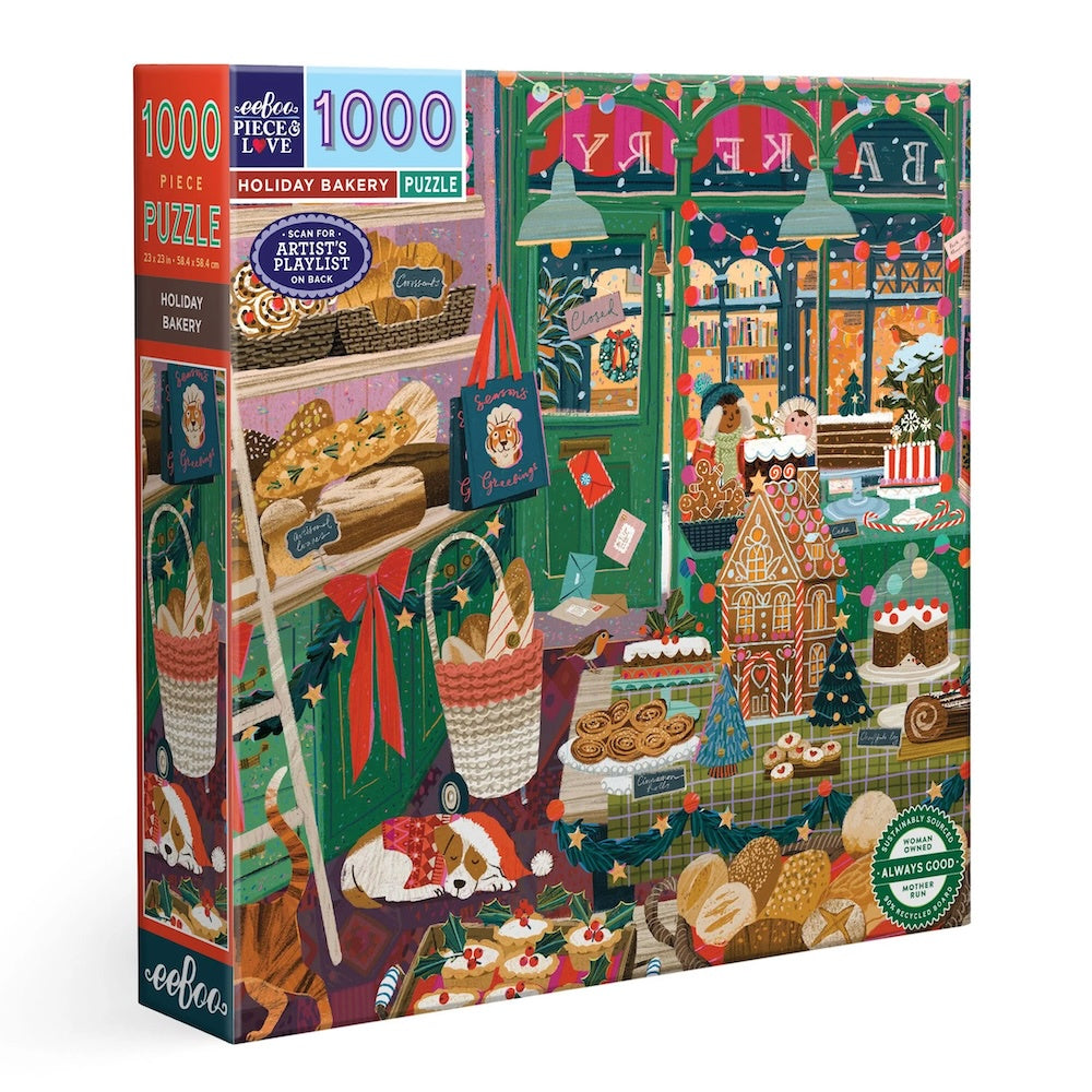 Eeboo Holiday Bakery 1000pc Puzzle