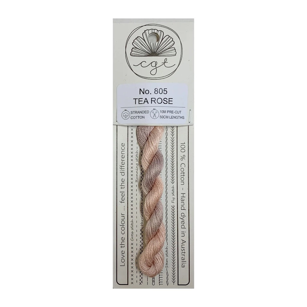 Cottage Garden Threads - 805 Tea Rose Stranded