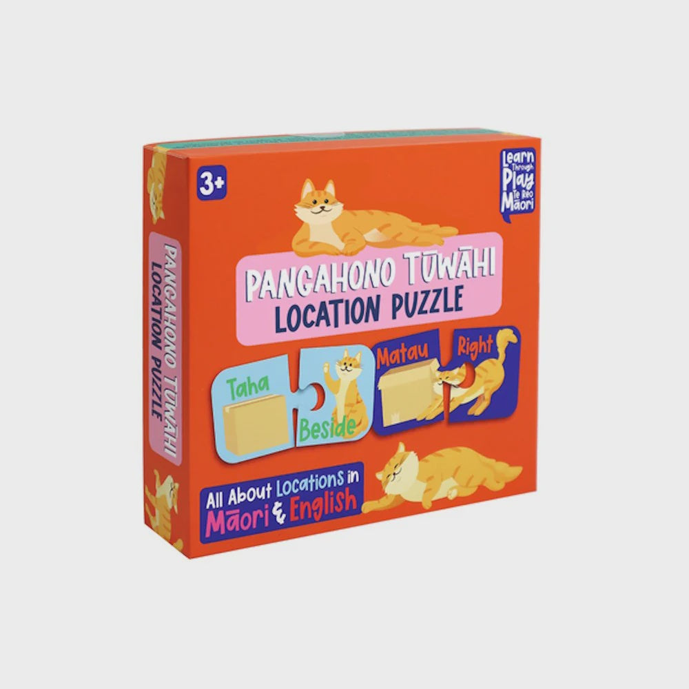 Te Reo Location Puzzle - Pangahono Tūwãhi