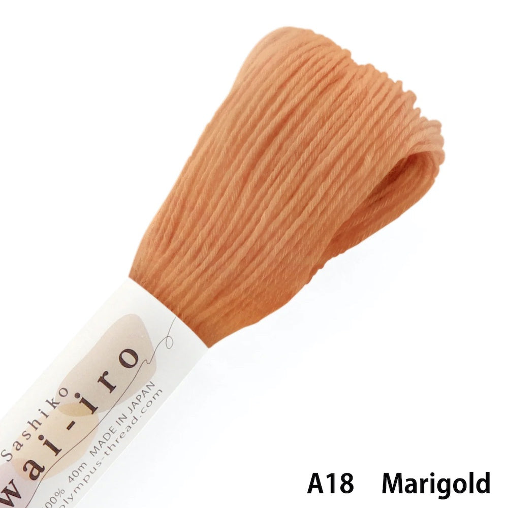 Olympus Sashiko Awai-Iro Thread A18 Marigold