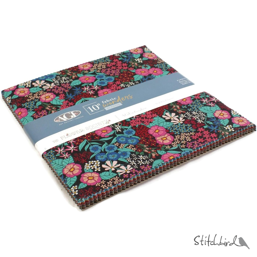 The Flower Society Layer Cake - 10 Inch Squares