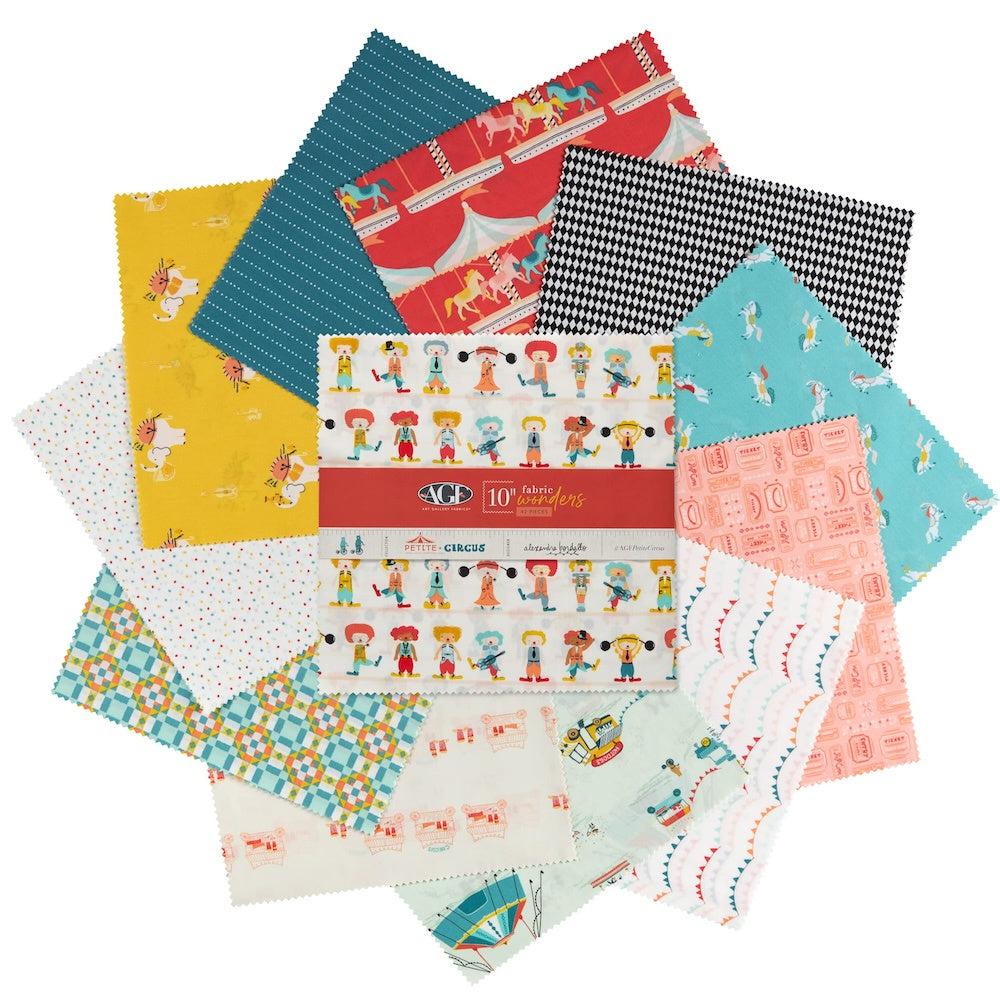 Petite Circus Layer Cake - 10 Inch Squares