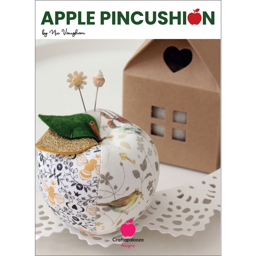 Apple Pincushion with Acrylic Template