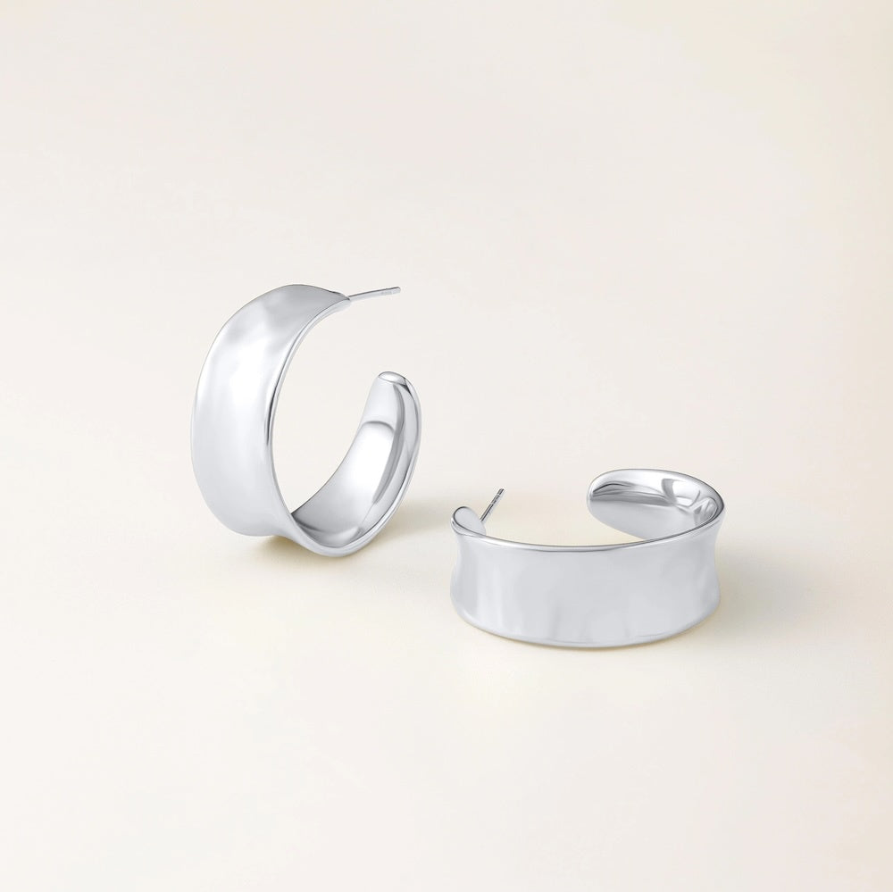 Bianca Mini Hoops - Silver