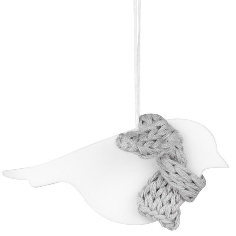 Rader Porcelain Bird with Scarf Christmas Decoration