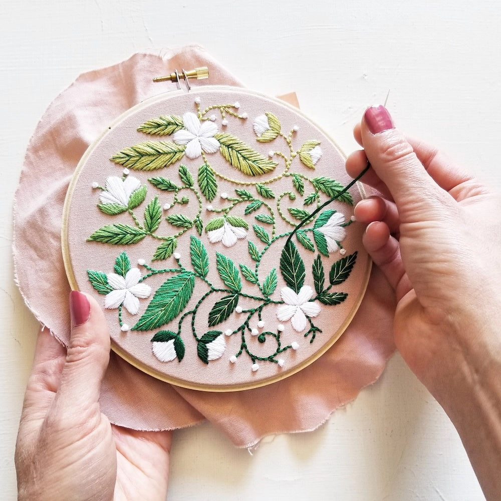 Blissful Blooms Embroidery Kit