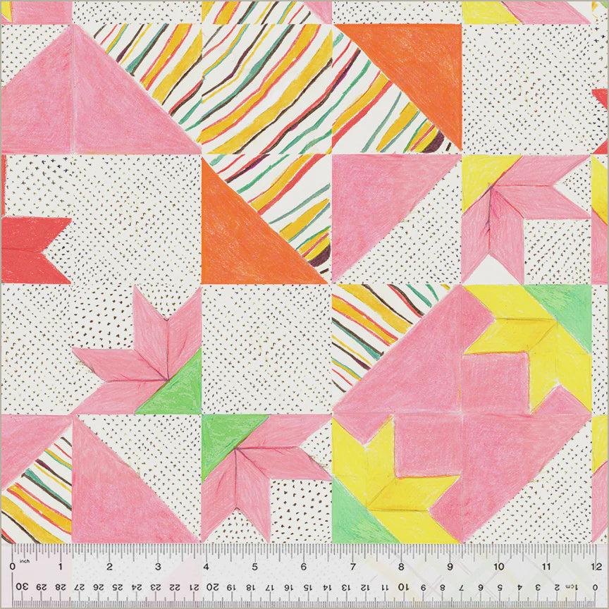 By Hand Bee's Quilt in White