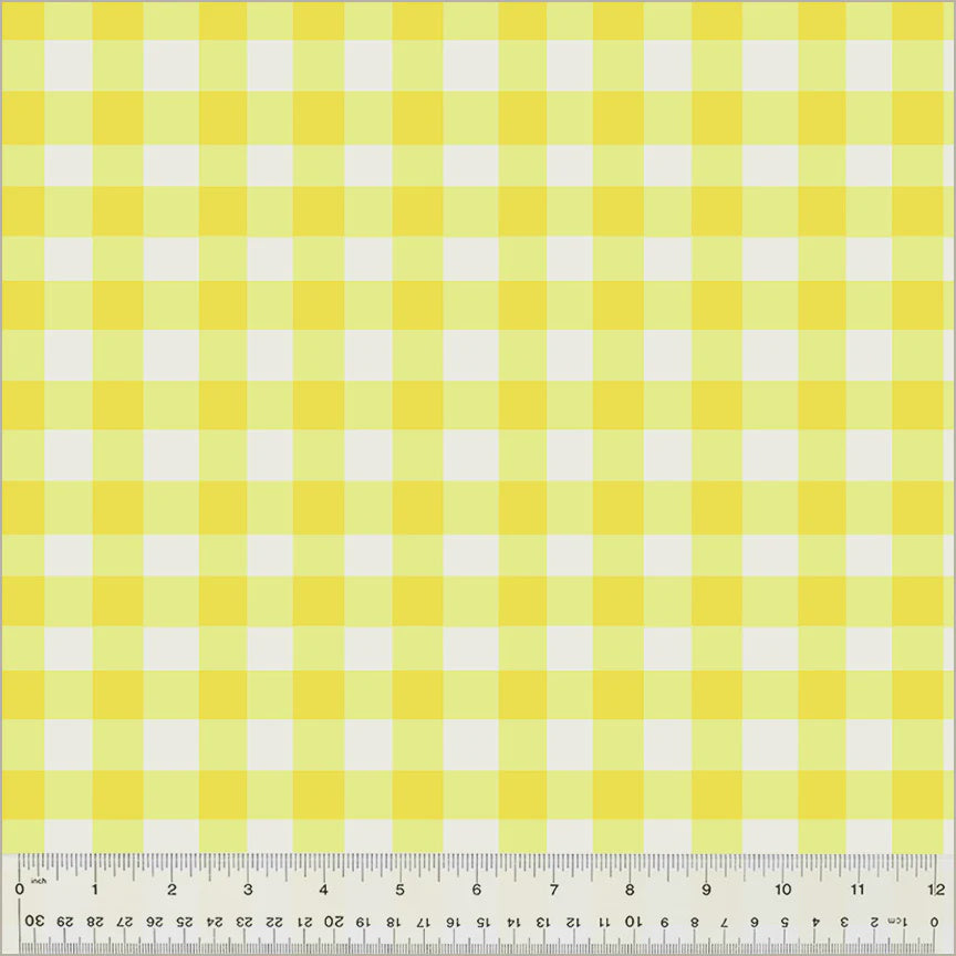 By Hand Essential Gingham in Lemon