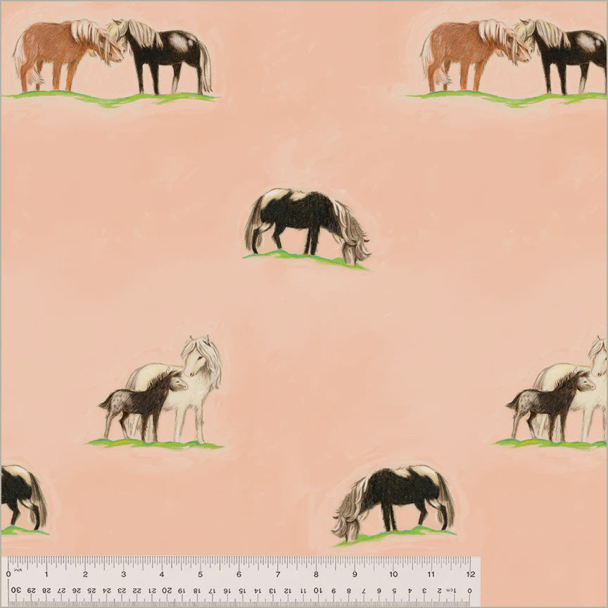 By Hand Ponies in Peach