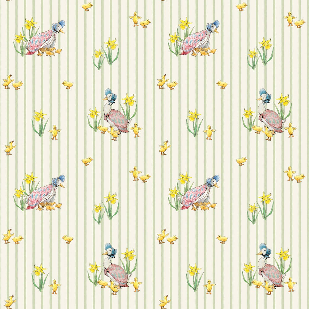 Peter Rabbit & Friends Duck Stripe in Cloud