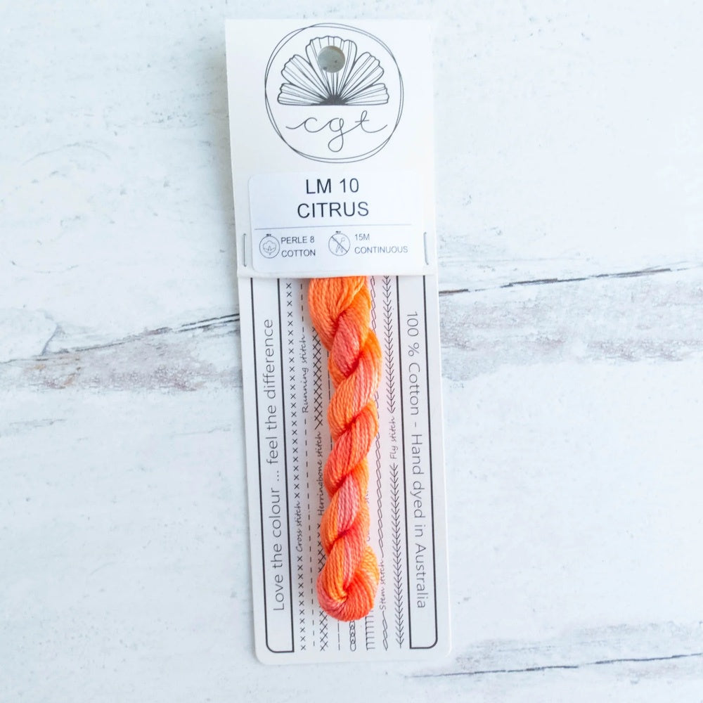 Cottage Garden Threads - LM10.8 Citrus Perle 8