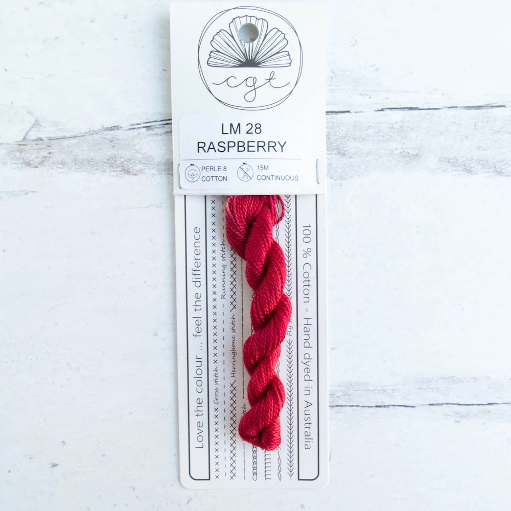 Cottage Garden Threads - Forage LM28.8 Raspberry Perle 8”