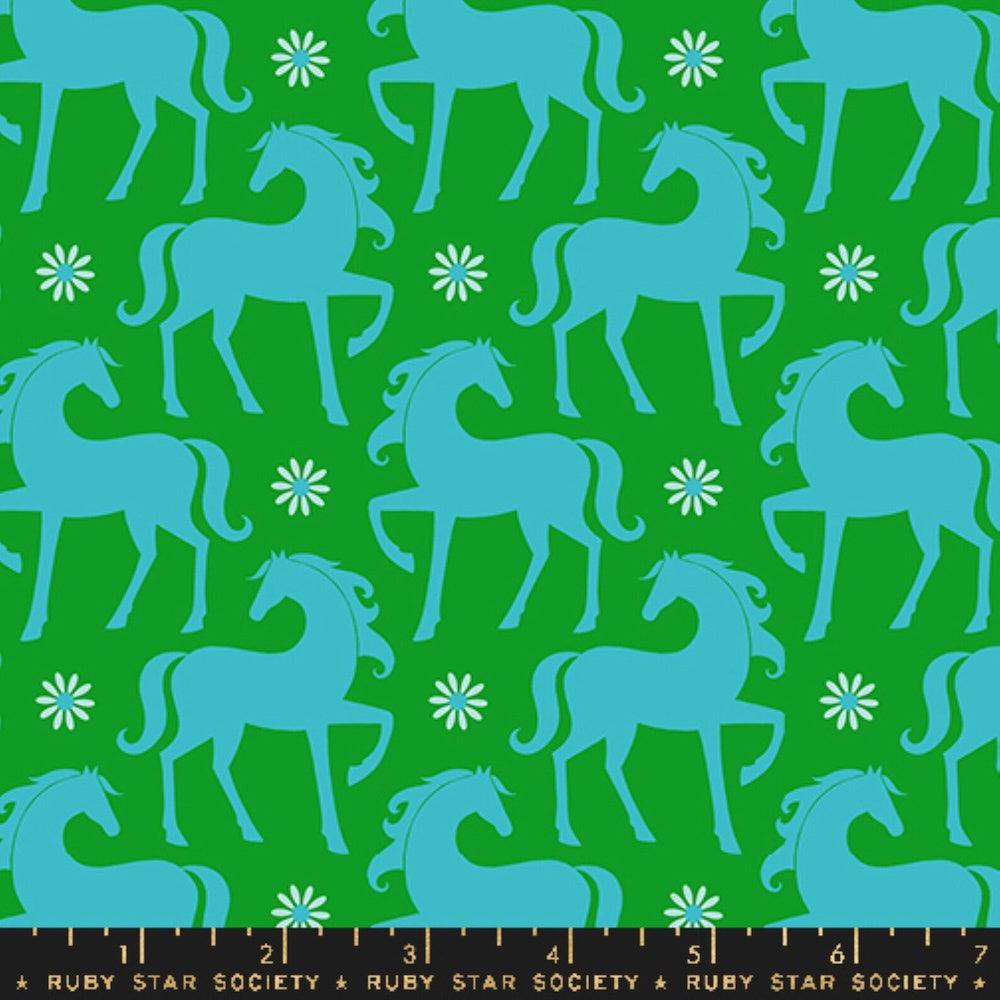 Carousel Fancy Horse in Verdant