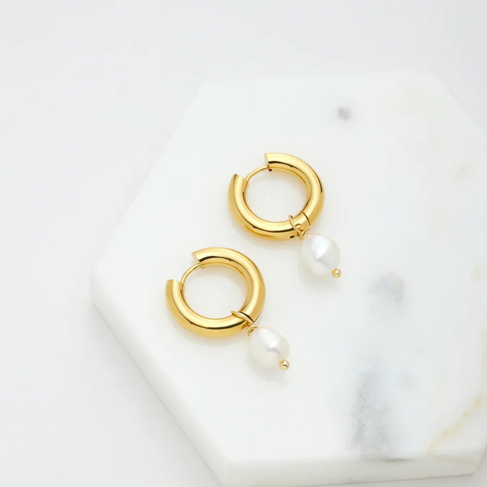 Charlie Mini Hoop in Gold