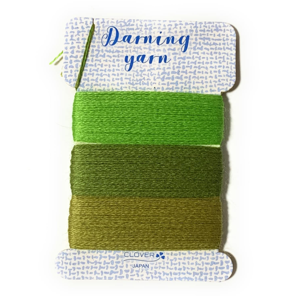 Clover Darning Yarns - Greens