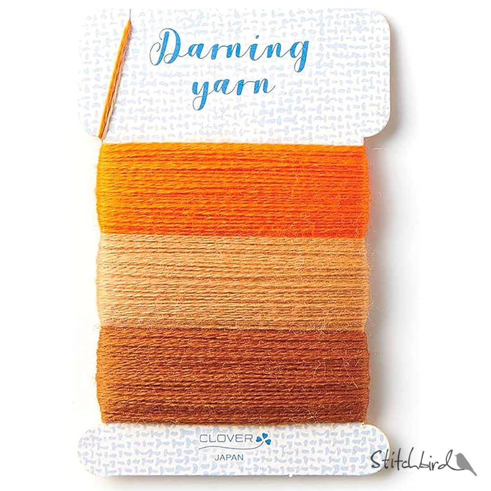 Clover Darning Yarns - Oranges