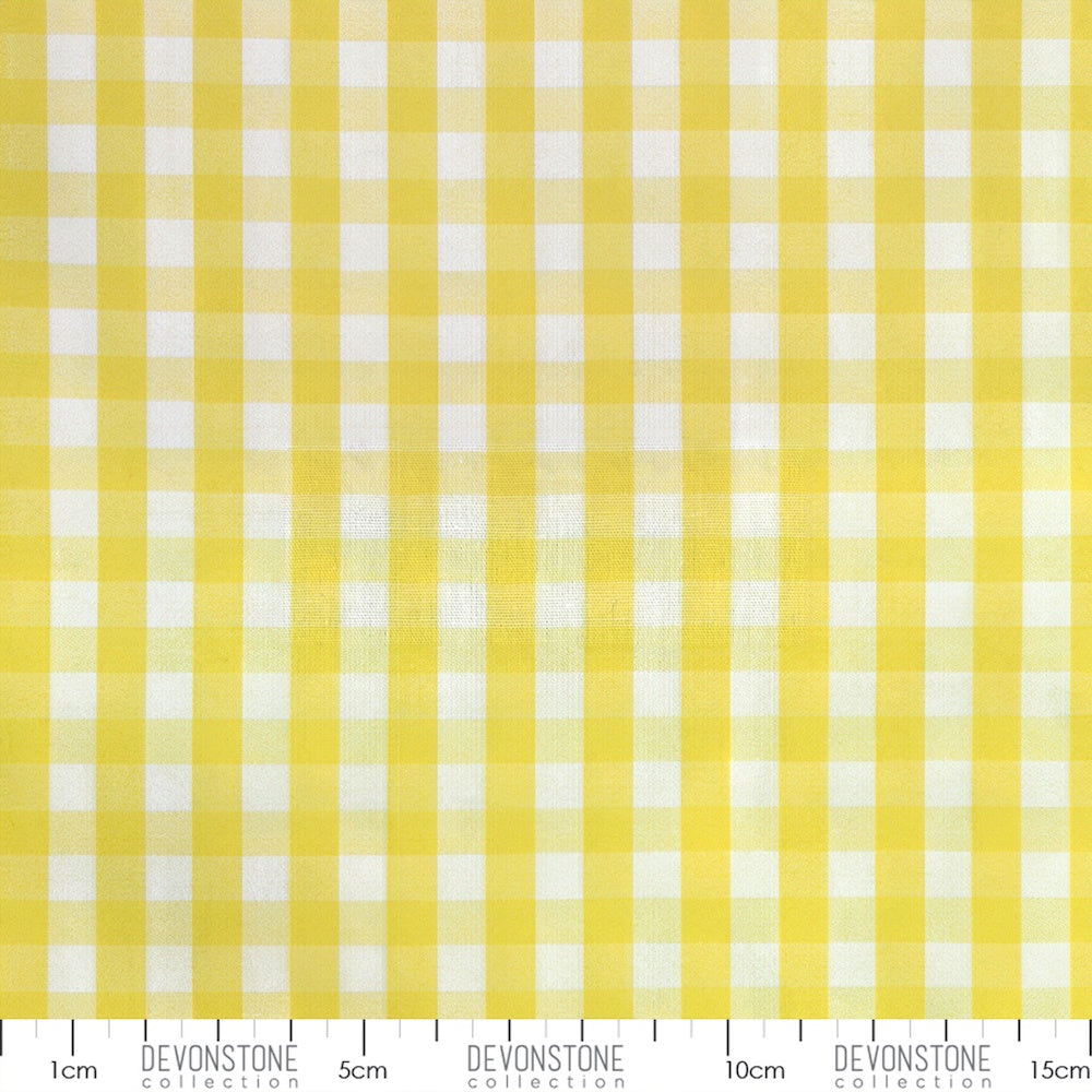 Woven Gingham ¼" in Sunny Yellow