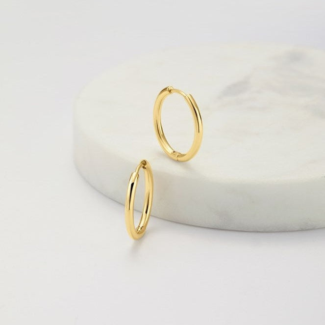 Delilah Hoop Medium - Gold