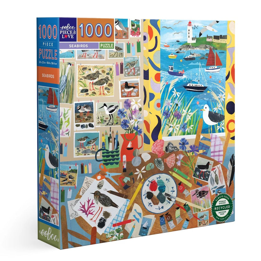 Eeboo Seabirds 1000pc Puzzle