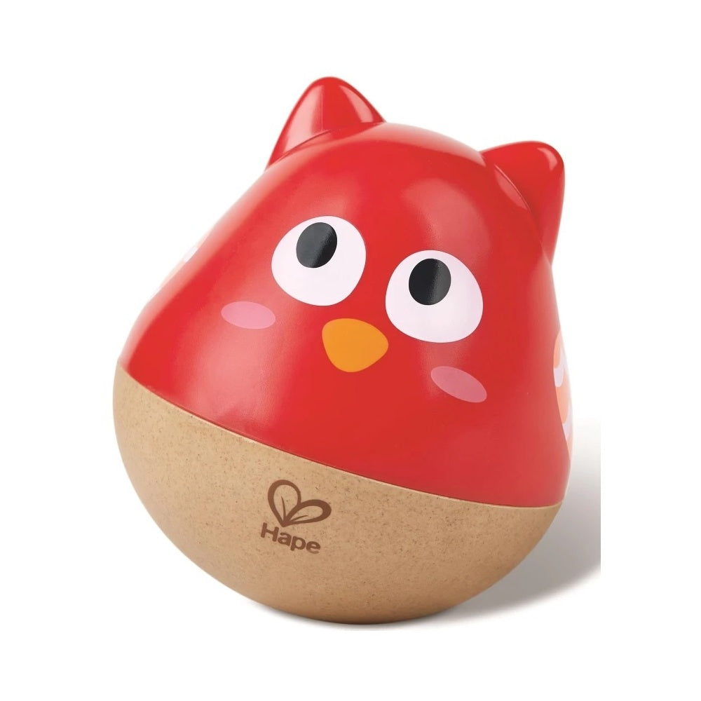 Hape Play Essentials Owl Musical Wobbler
