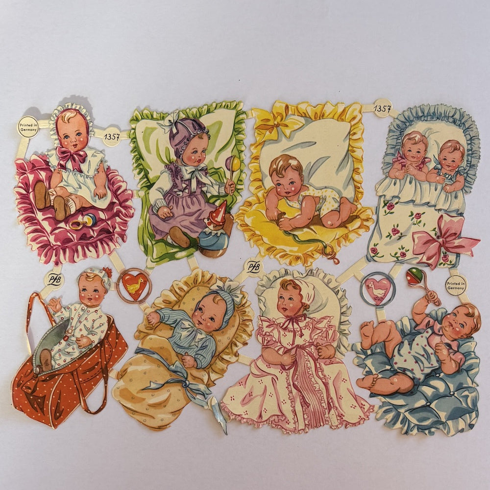 Vintage Scraps - Babies PZB 1357