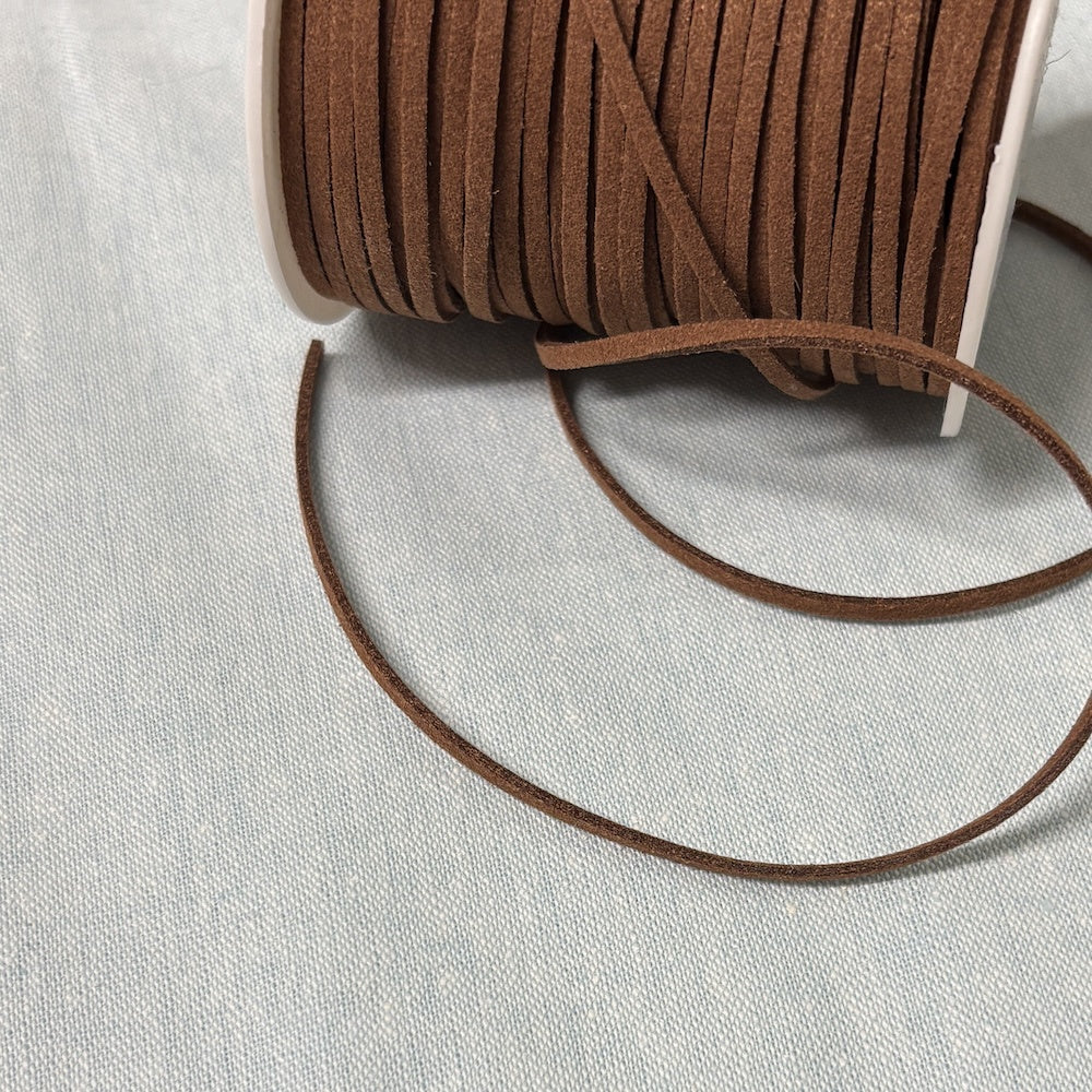 Leather Suede Cord 2.6mm - Brown
