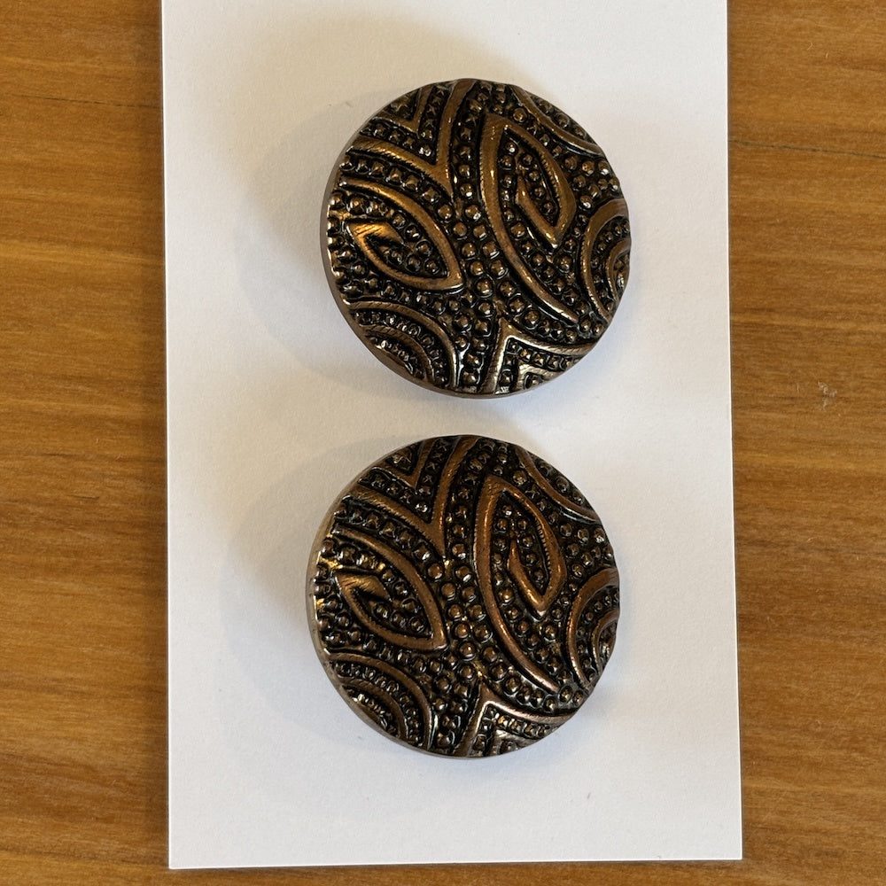 Brass Tone Buttons 30mm