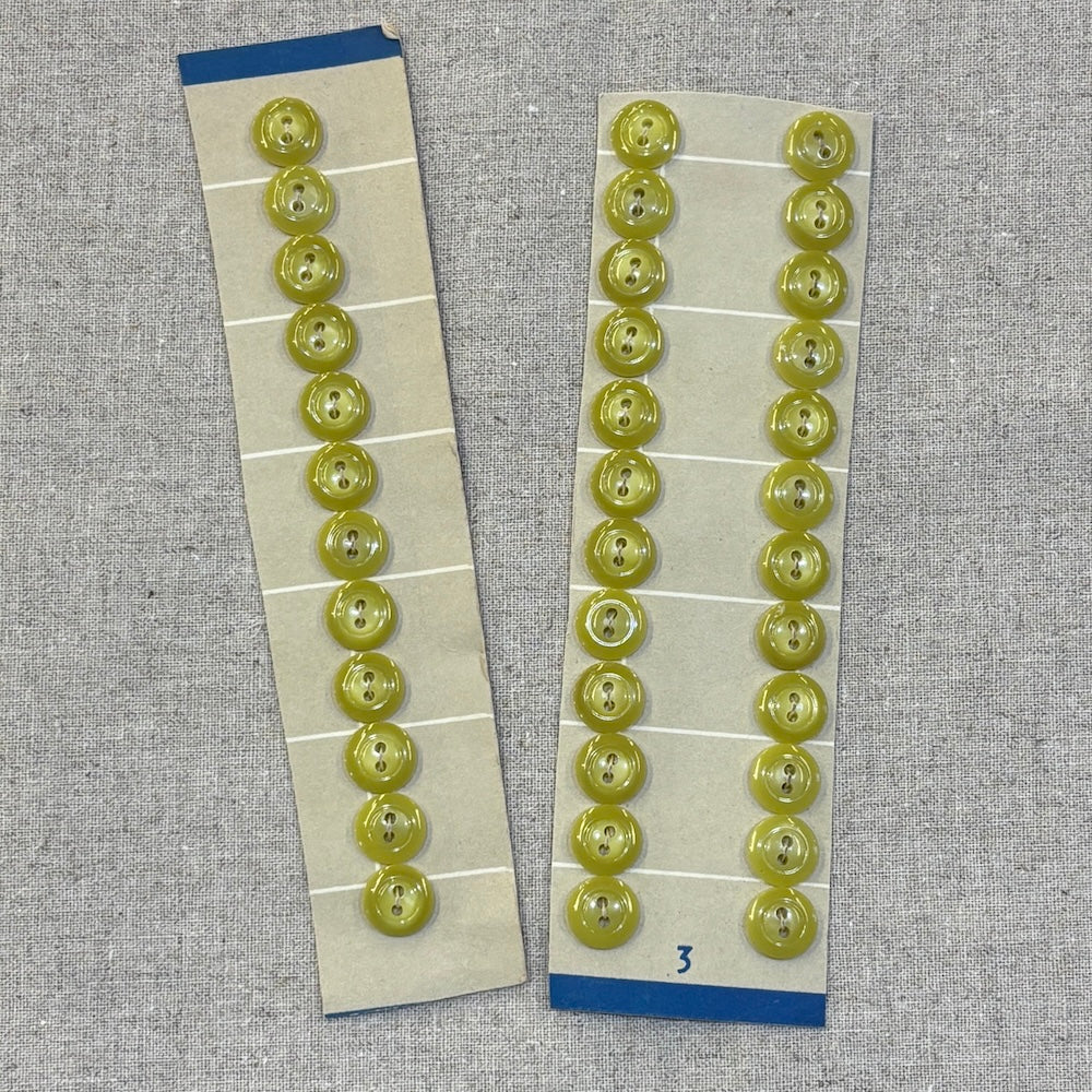 1940's -50's Pistachio Buttons by Titan