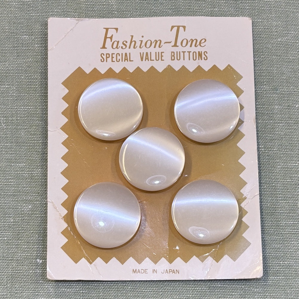 Fashion Tone Pearlescent Buttons 25mm x 5