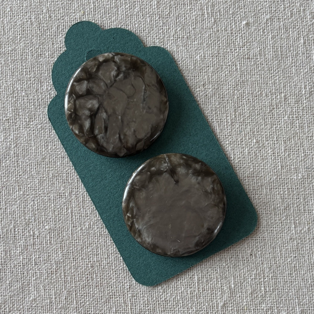 Large Muti Toned 43mm Buttons x 2