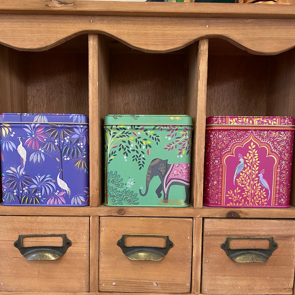 Sara Miller India Caddy Tin