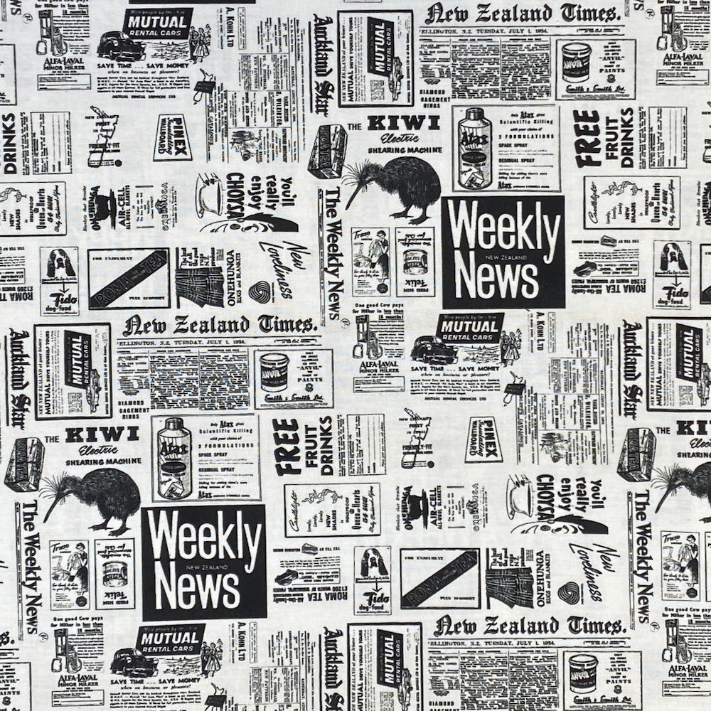 Vintage Days Kiwiana Newspaper