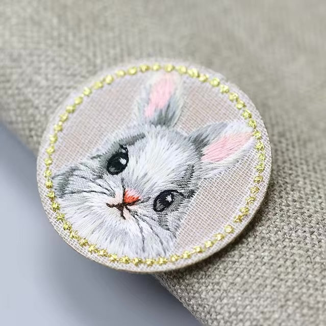 Iron on Rabbit Badge