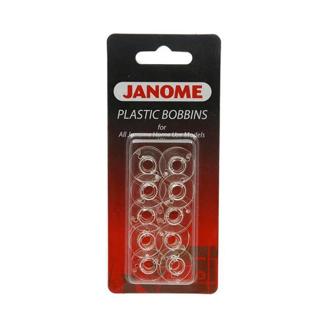 Janome Plastic Bobbins 10 Pack