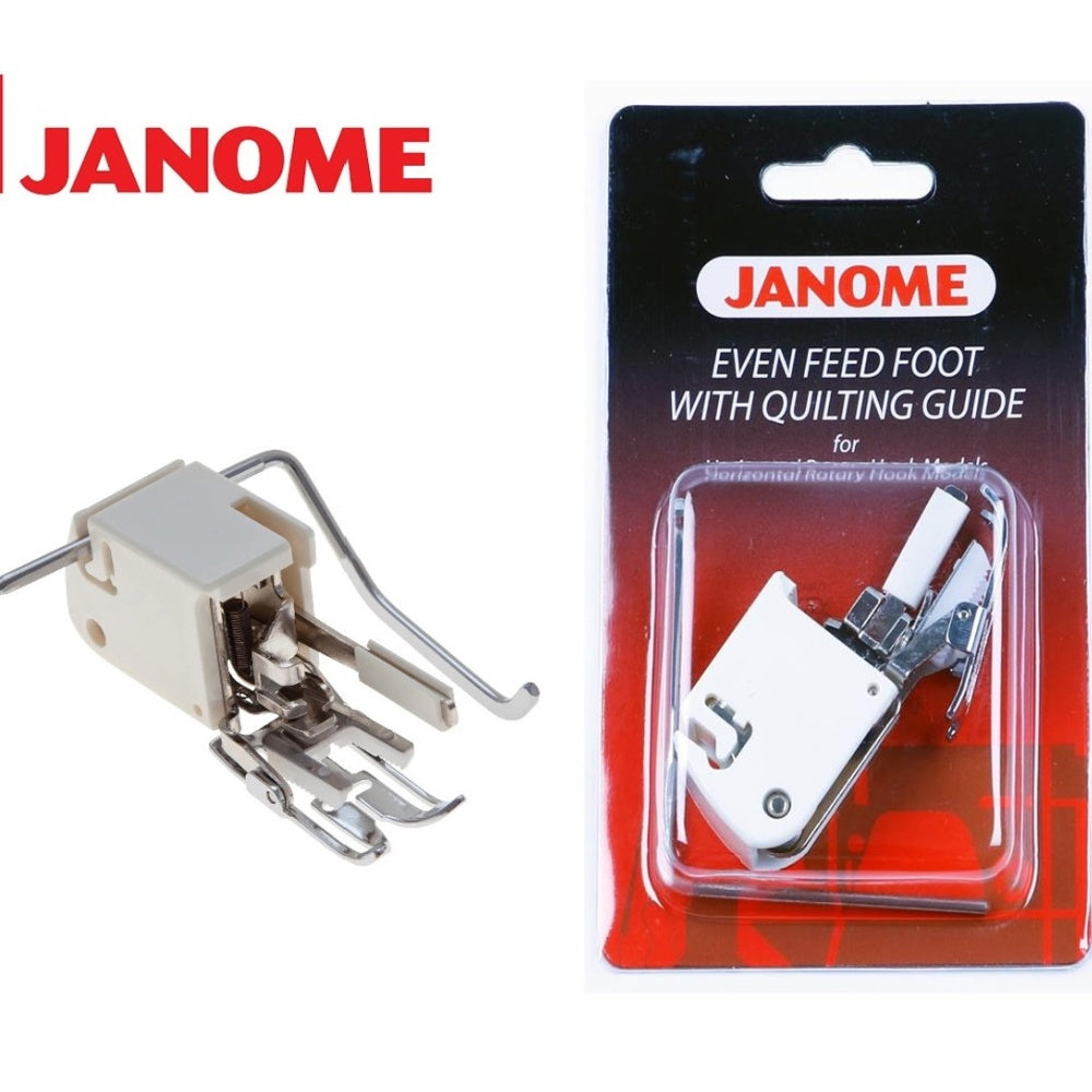 Janome Even Feed Walking Foot With Guide (5-7mm LS)