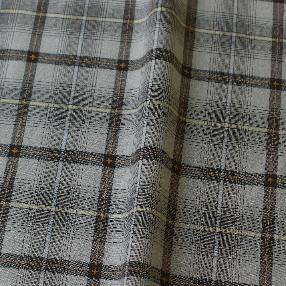 Japanese Yarn Dyed Plaid in Light Grey