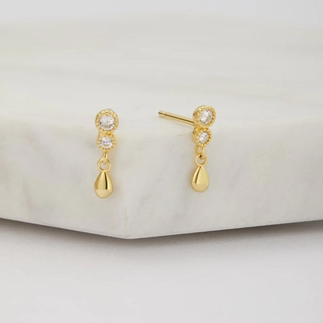 Jasmine Stud Earring in Gold