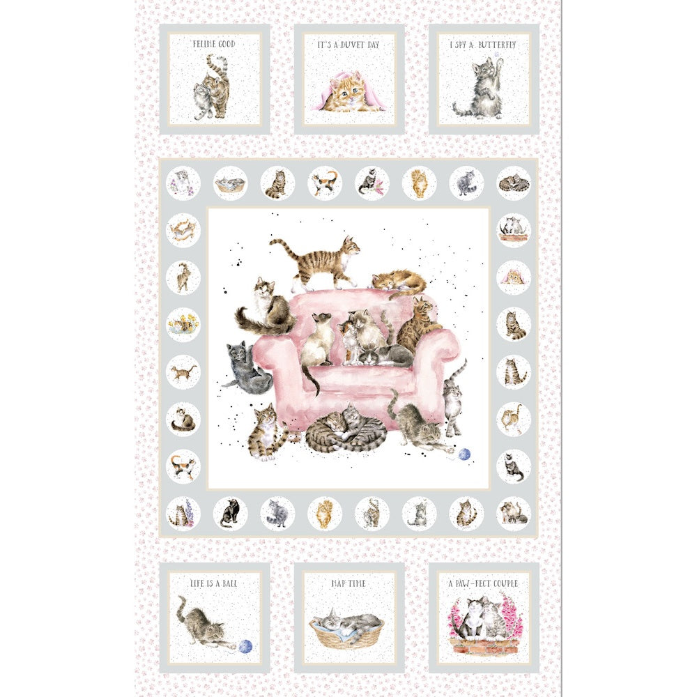 Whiskers and Paws Kitten Panel