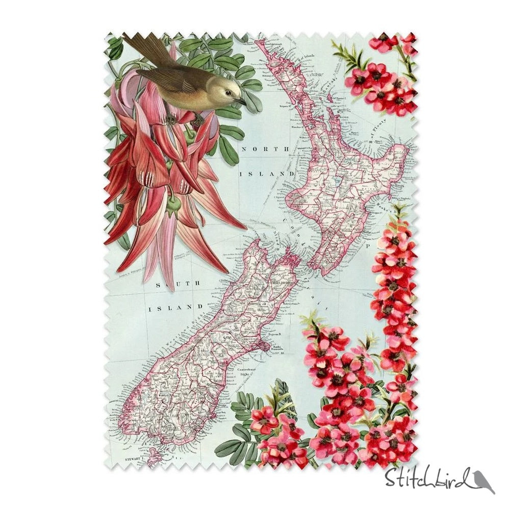 Lens and Screen Cloth - Map of New Zealand