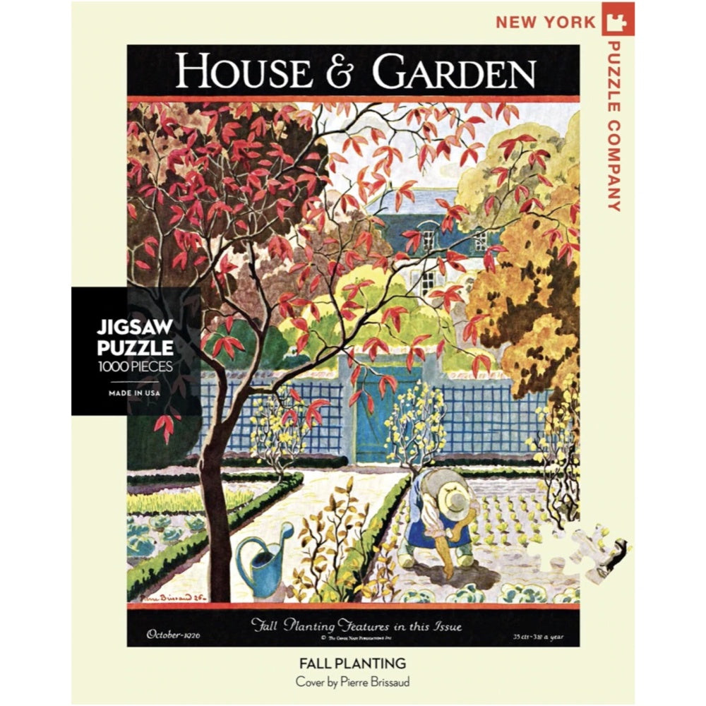 New York Puzzle Company Fall Planting 1000pc Puzzle