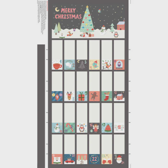 Oh Deer! Christmas Advent Calendar Panel