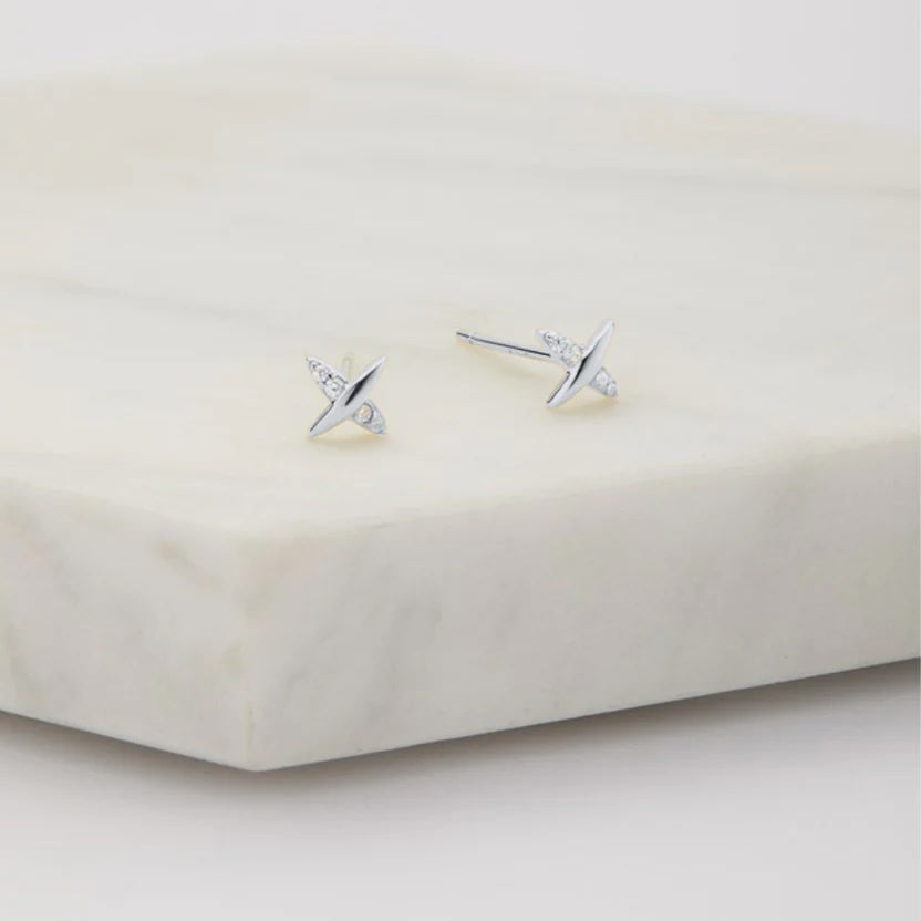 Olivia Stud Earring in Sterling Silver