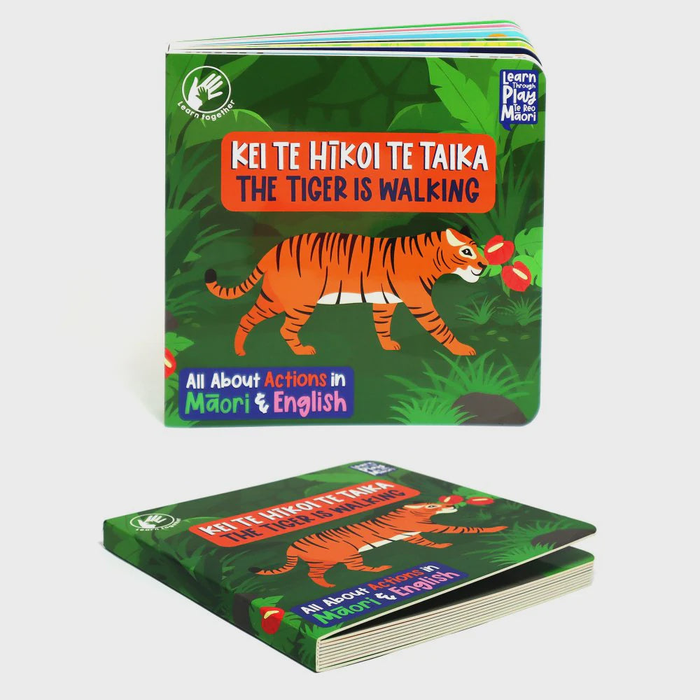 Te Reo Board Book - Actions Kei Te Hīkoi Te Taika
